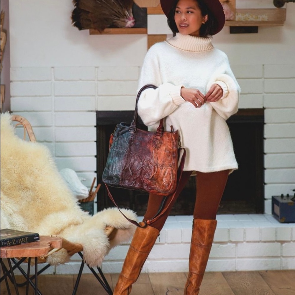 Bed Stu Multicolor Leather Satchel - Picture 11 of 12